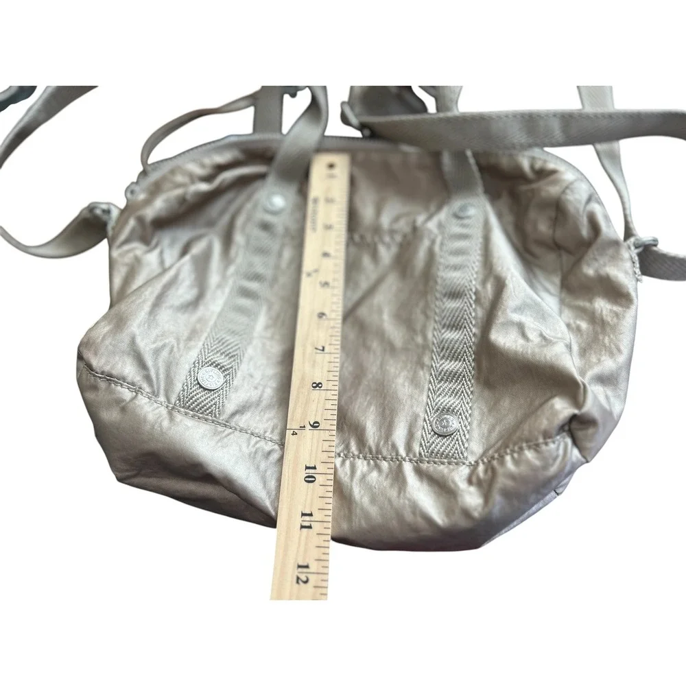Kipling Metallic‎ Gold Shoulder Bag Crossbody Purse Handbag Satchel